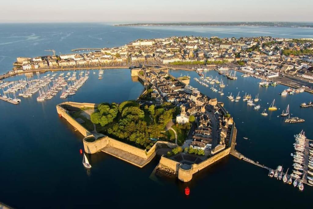 Kerlean, Plage Des Sables Blancs A 700M! Concarneau Esterno foto